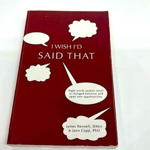I wish I’d said That. Paperback book